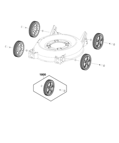 Part Location Diagram of 84005017 Murray Kit, Wheel